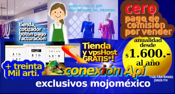 Membresia con Tienda Web mas API mayorista